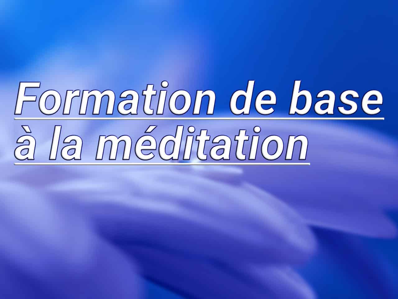 Formation de base à la méditation, Voie Méditative Parlecoeur