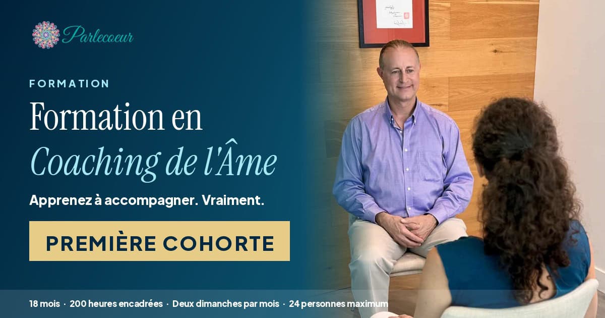 Formation en Coaching de l'Âme de Pascal N. Paquette, un parcours de 18 mois et 200 heures encadrées, deux dimanches par mois